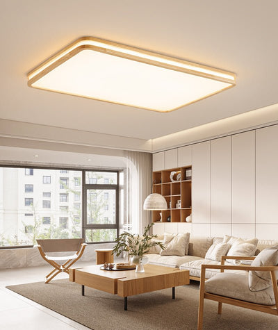 Nysilos Modern Minimalist Wood Ceiling Light