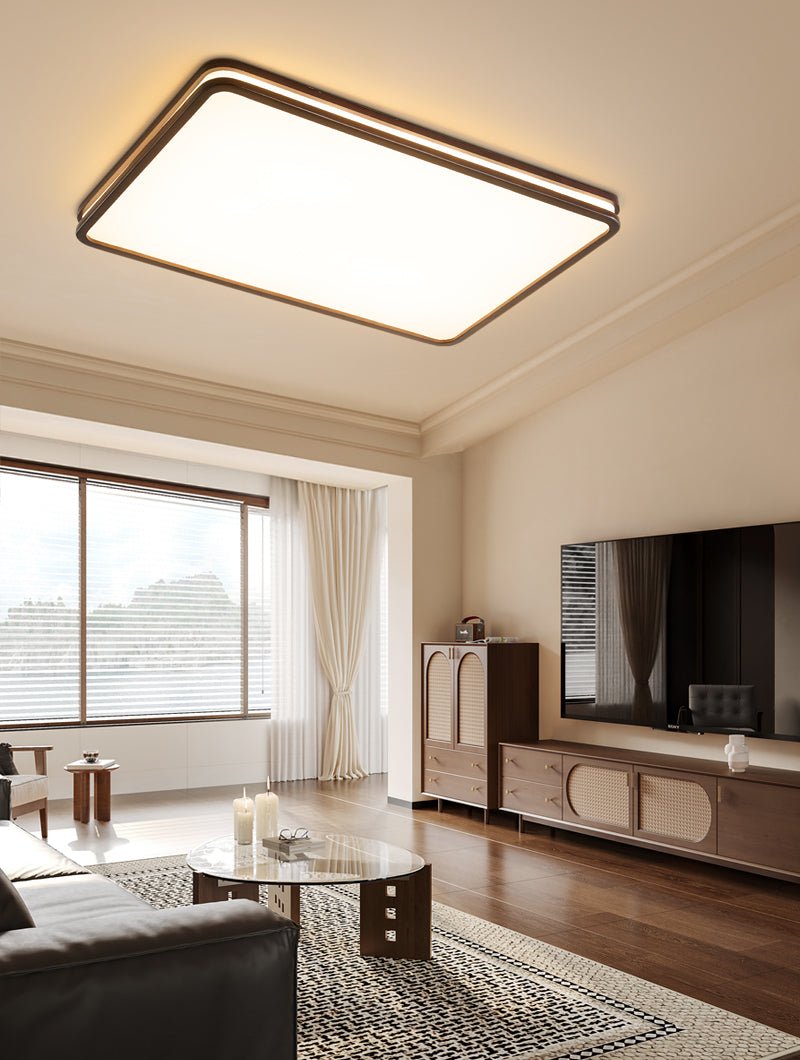 Nysilos Modern Minimalist Wood Ceiling Light