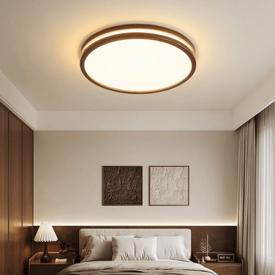 Nysilos Modern Minimalist Wood Ceiling Light