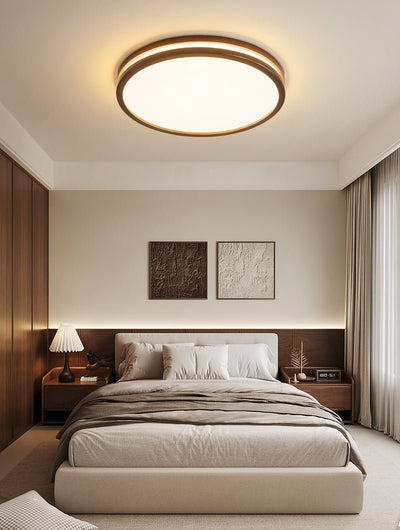 Nysilos Modern Minimalist Wood Ceiling Light