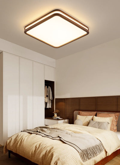 Nysilos Modern Minimalist Wood Ceiling Light