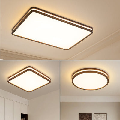 Nysilos Modern Minimalist Wood Ceiling Light