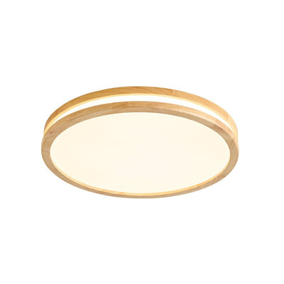 Nysilos Modern Minimalist Wood Ceiling Light