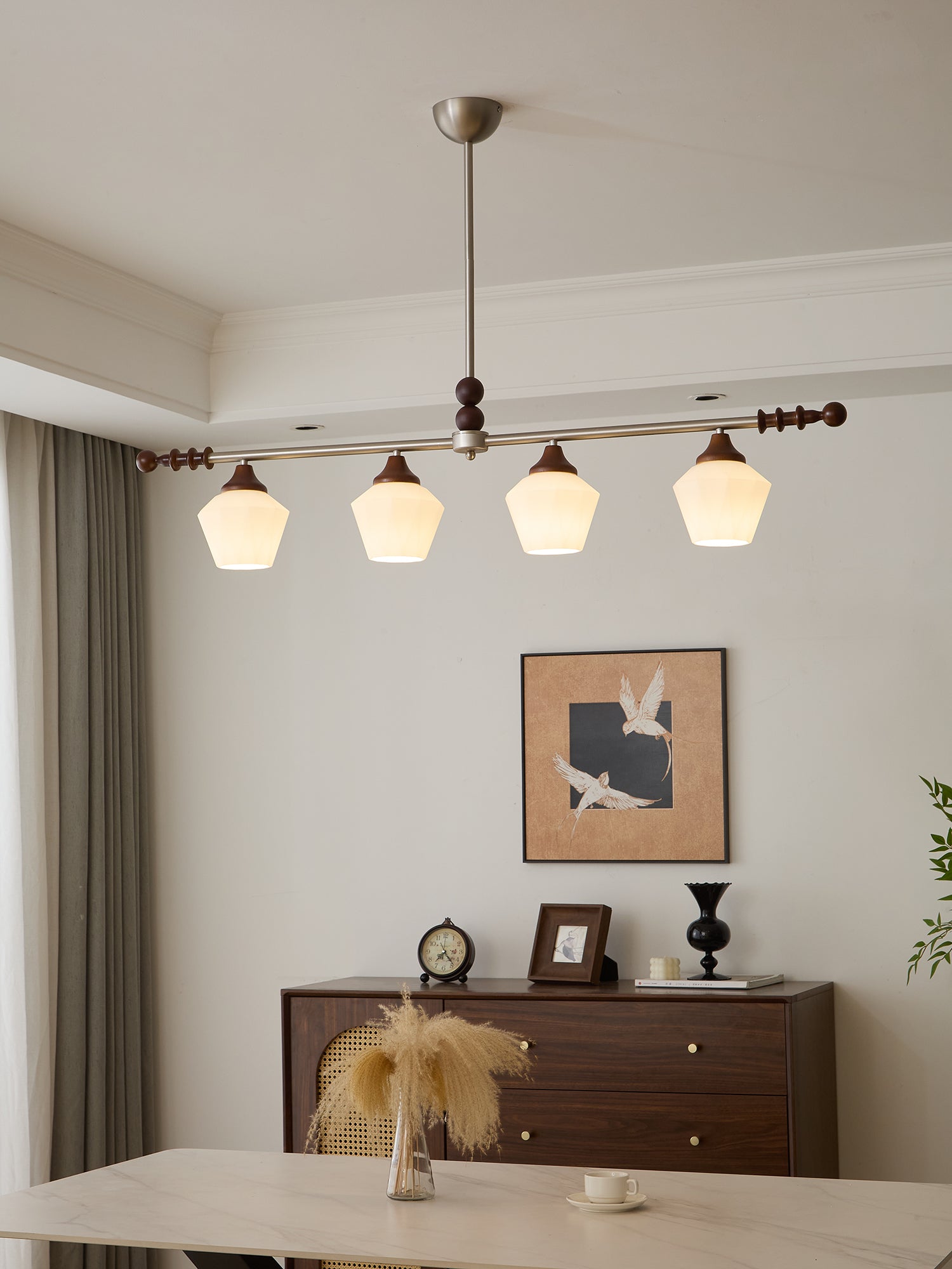 Vosole Traditional Elegance Vintage Wood Chandelier