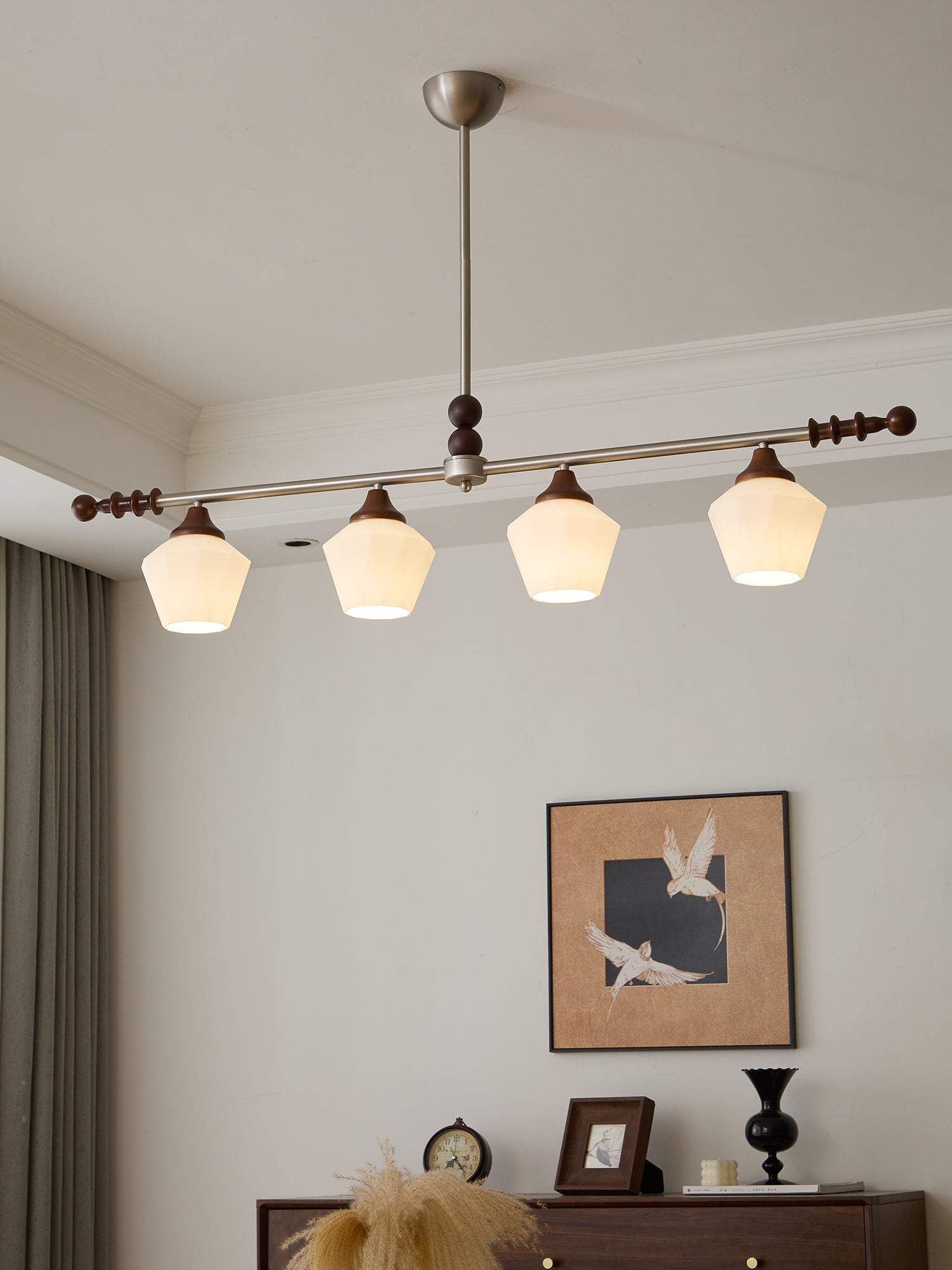 Vosole Traditional Elegance Vintage Wood Chandelier