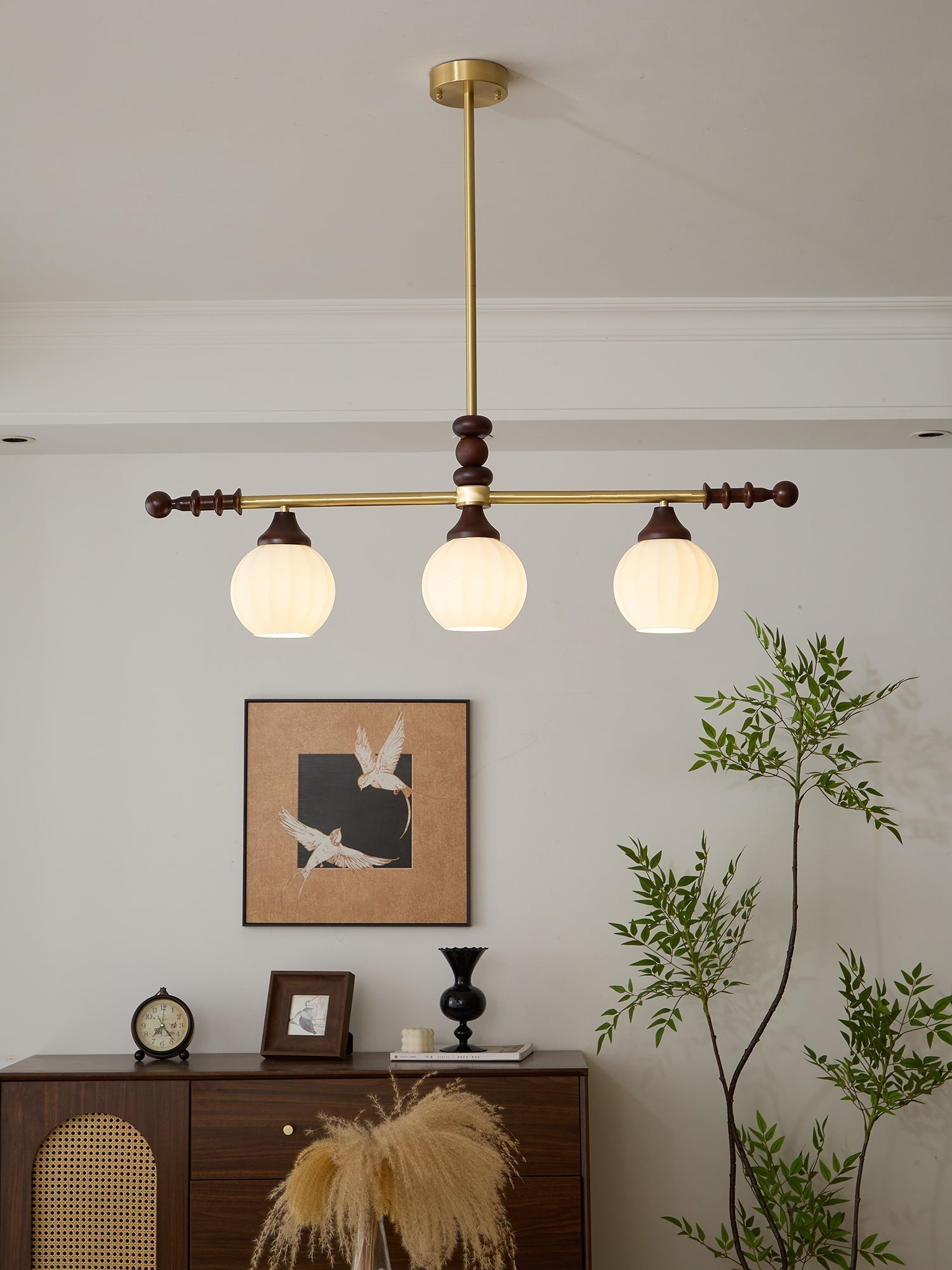 Vosole Traditional Elegance Vintage Wood Chandelier
