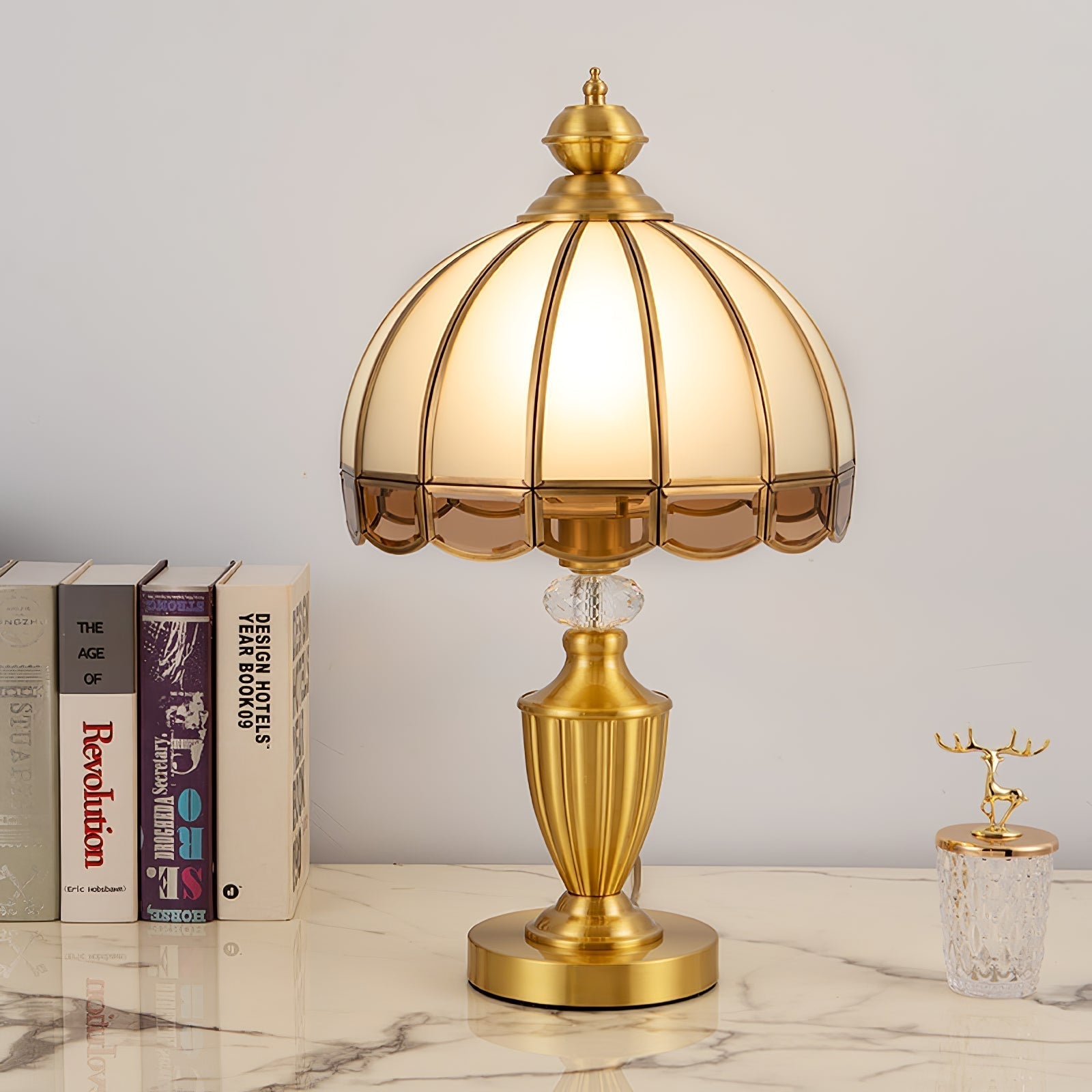 Opaline Glass Classic Table Lamp