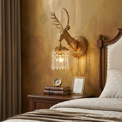Valeridge Antler Crystal Indoor Wall Light
