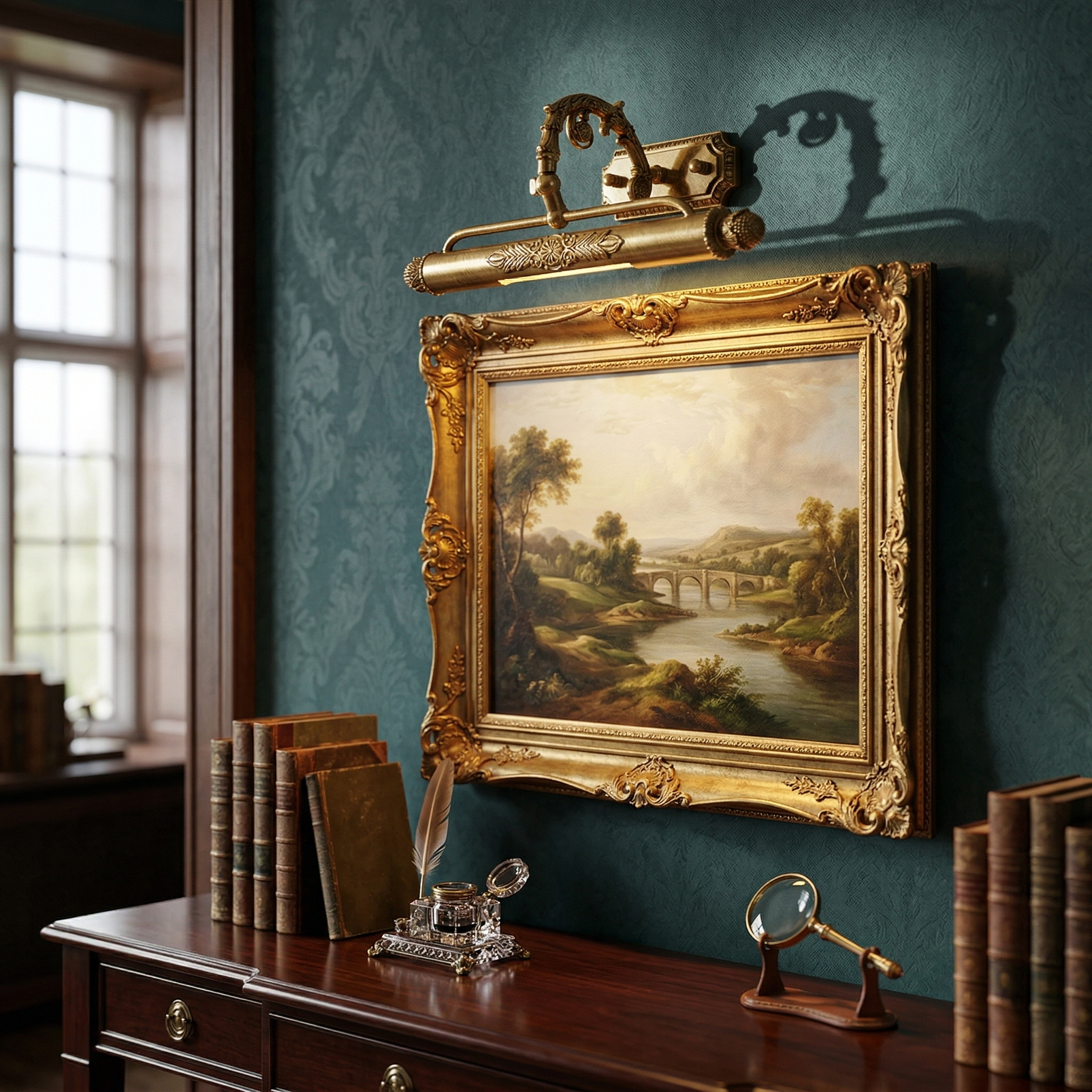 Norbrook Brass Indoor Wall Light