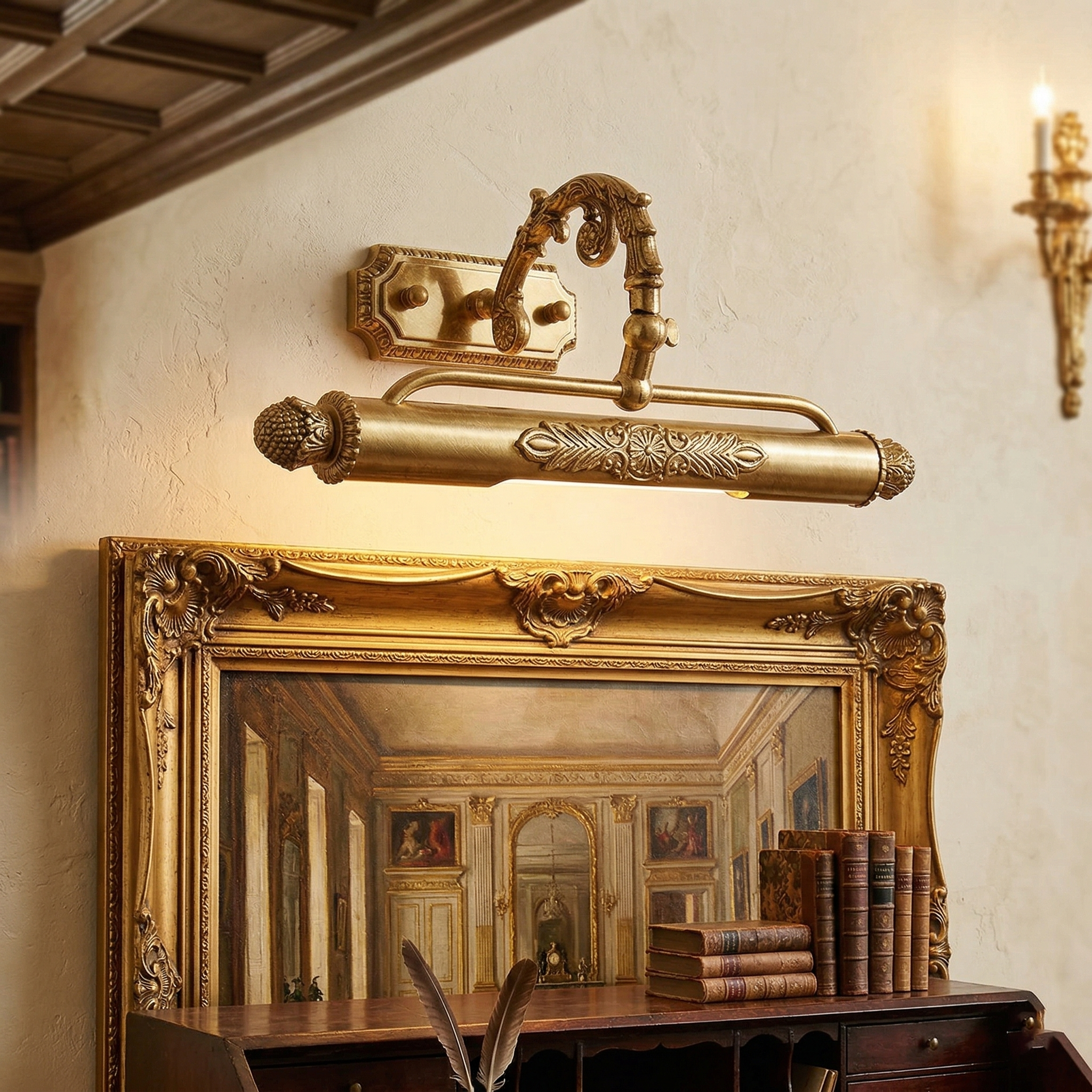 Norbrook Brass Indoor Wall Light