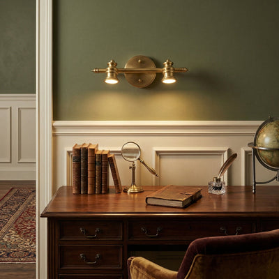 Fairley Brass Indoor Wall Light