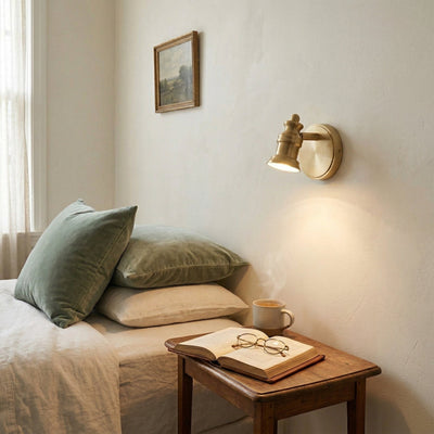 Fairley Brass Indoor Wall Light