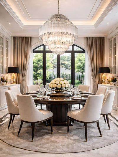 Pinewell Clear Grande Palermo Chandelier