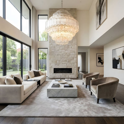 Pinewell Clear Grande Palermo Chandelier