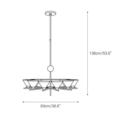 Saffron Chandelier