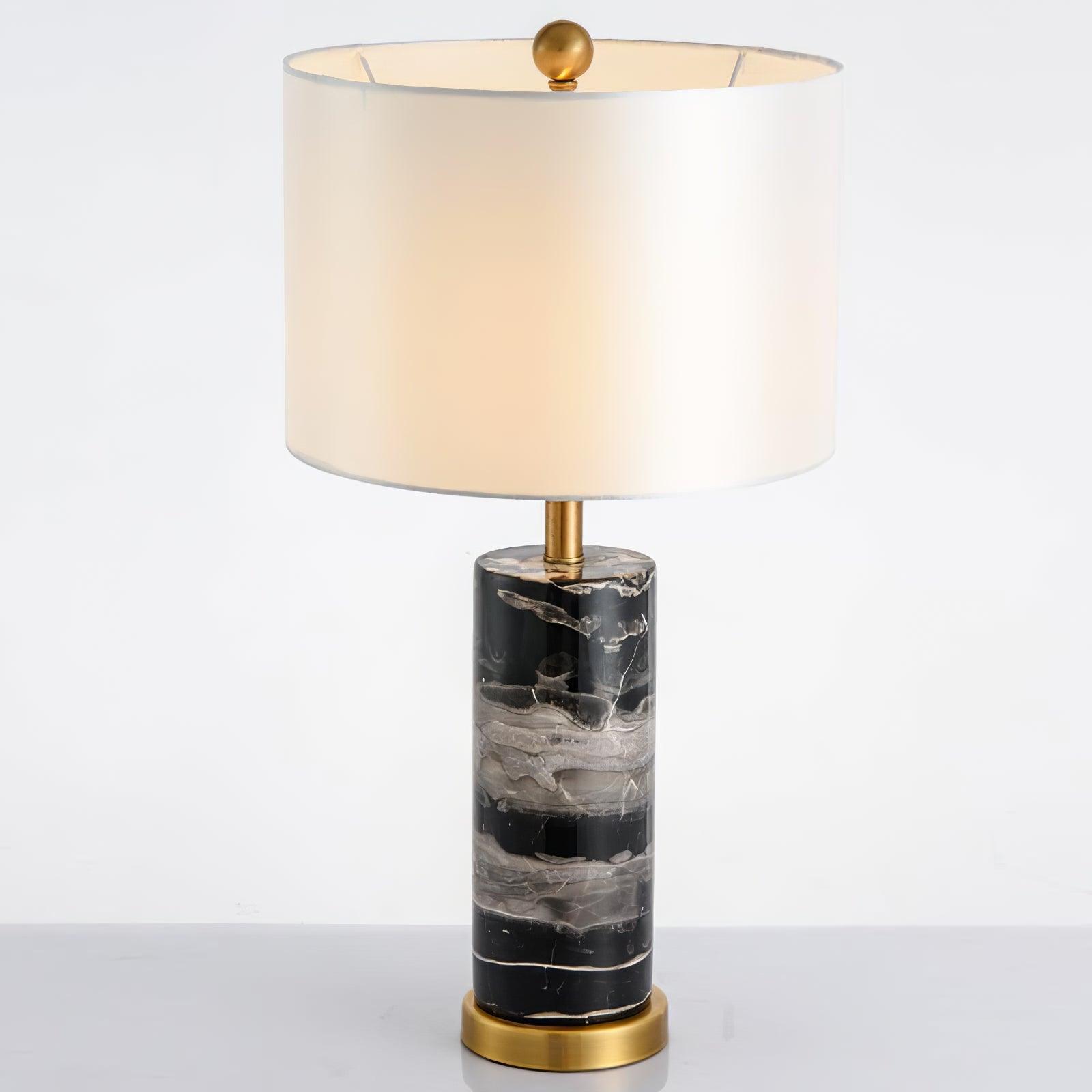 Katherine Modern Marble Table Lamp - Neutral Decor
