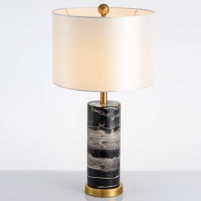 Katherine Modern Marble Table Lamp - Neutral Decor