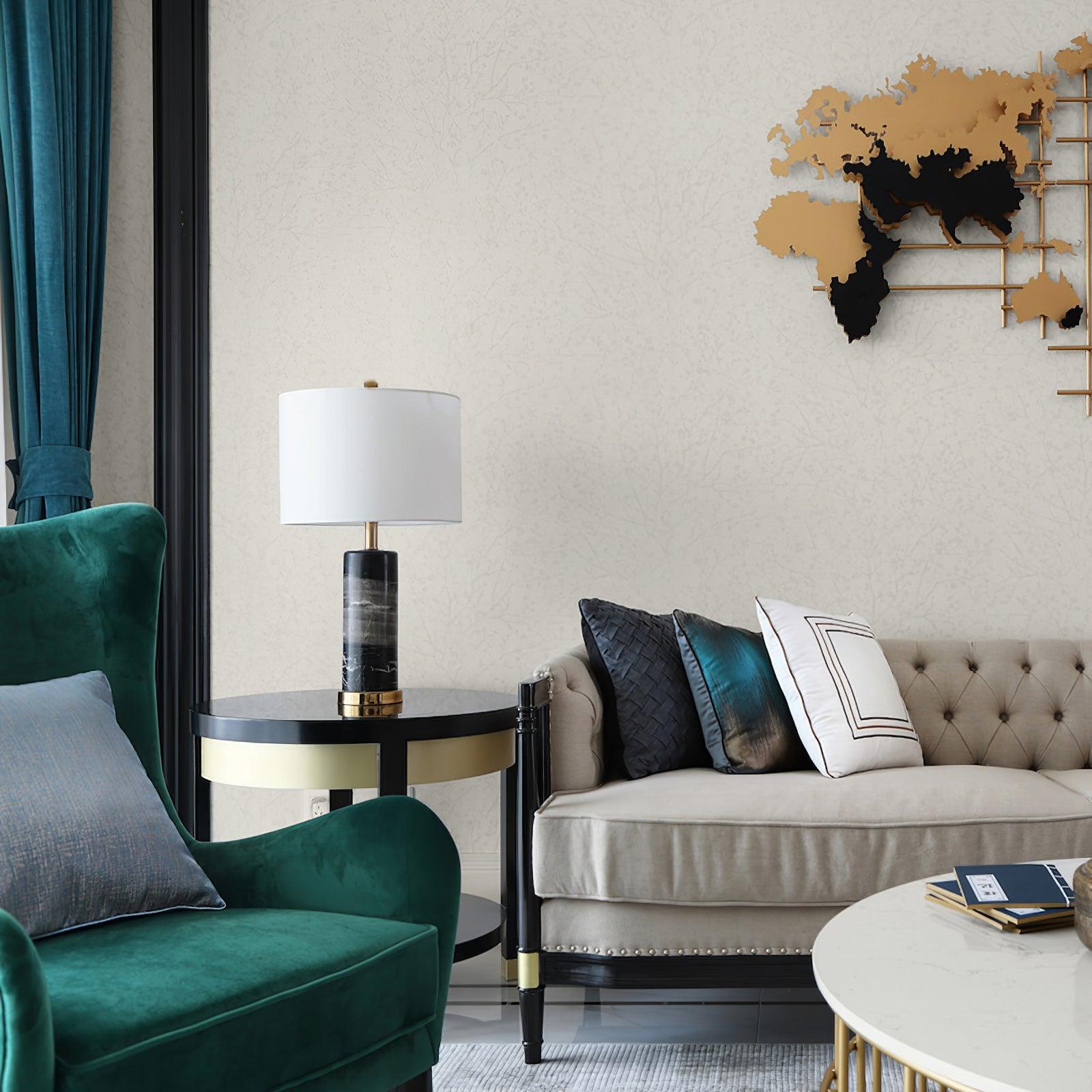Katherine Modern Marble Table Lamp - Neutral Decor