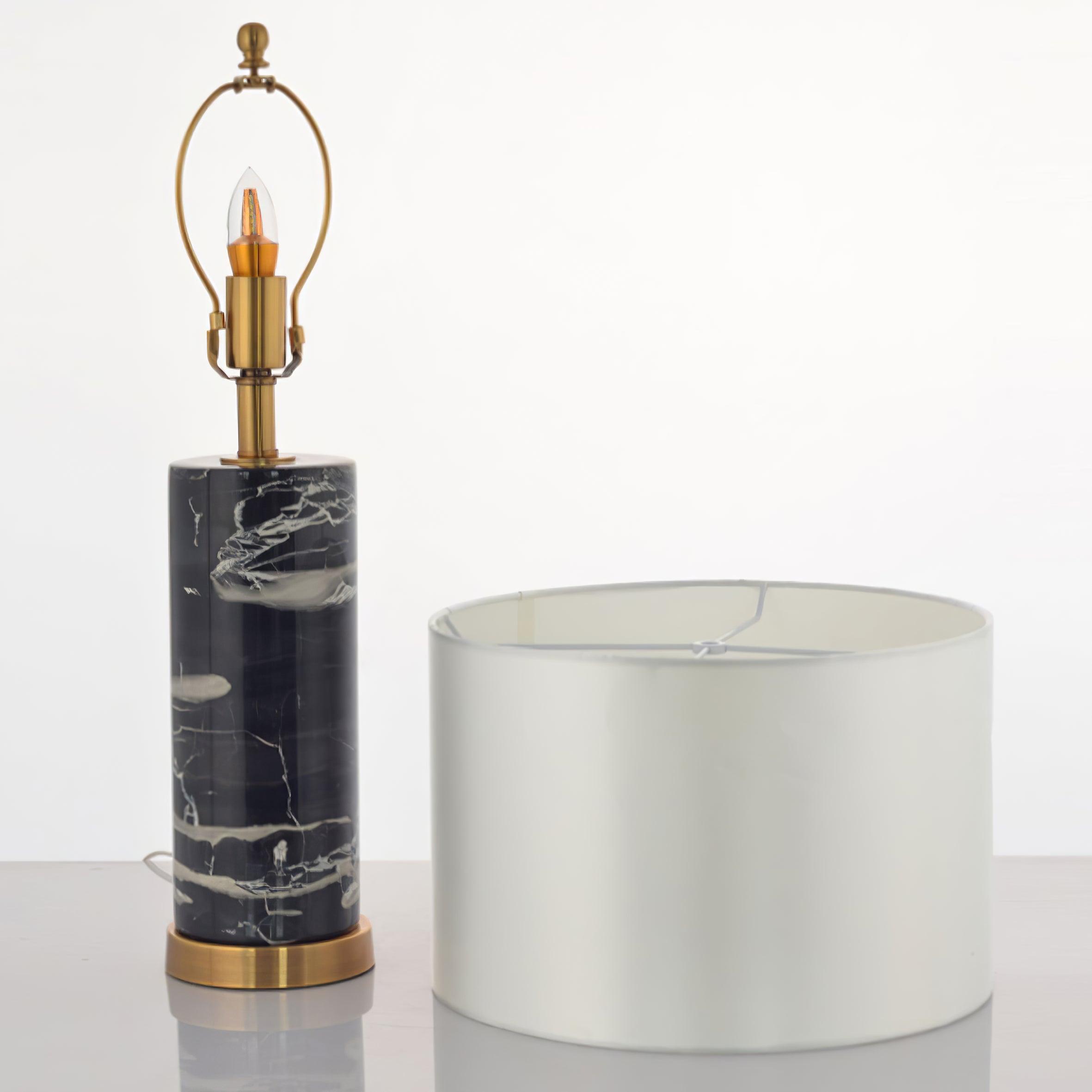 Katherine Modern Marble Table Lamp - Neutral Decor