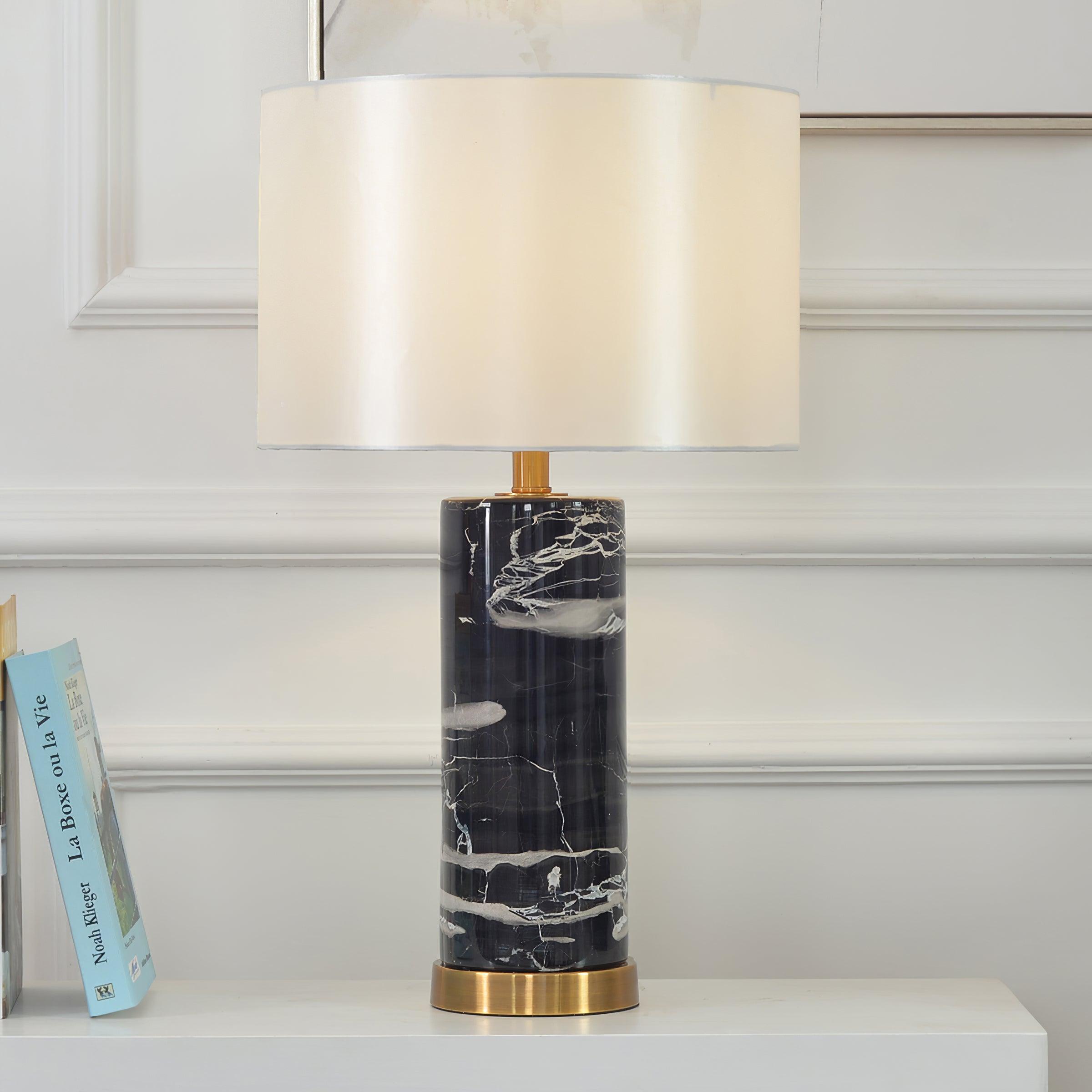 Katherine Modern Marble Table Lamp - Neutral Decor