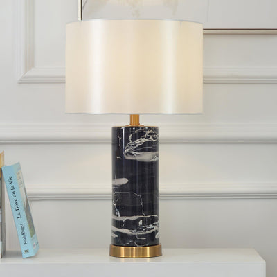Katherine Modern Marble Table Lamp - Neutral Decor