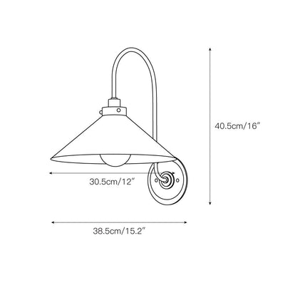 Soliaria Brass Wall Lamp