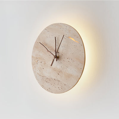 Nororielle Minimalist Travertine Wall Light