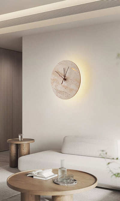 Nororielle Minimalist Travertine Wall Light