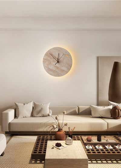 Nororielle Minimalist Travertine Wall Light
