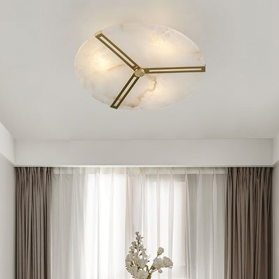 Avenielle Alabaster Flush Mount Ceiling Light