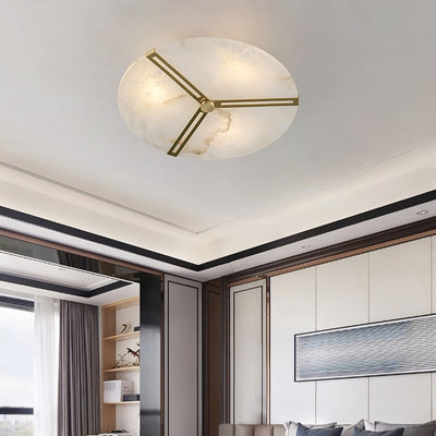 Avenielle Alabaster Flush Mount Ceiling Light