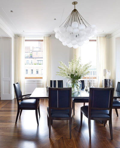 Eiririra Chandelier Bubble Frosted Glass