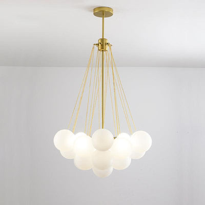Eiririra Chandelier Bubble Frosted Glass