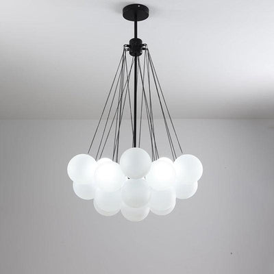 Eiririra Chandelier Bubble Frosted Glass