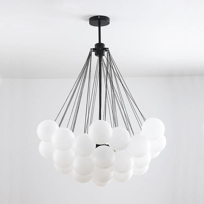 Eiririra Chandelier Bubble Frosted Glass