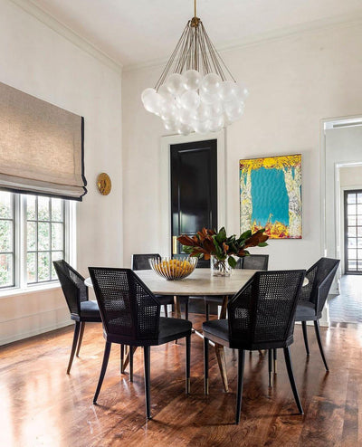 Eiririra Chandelier Bubble Frosted Glass