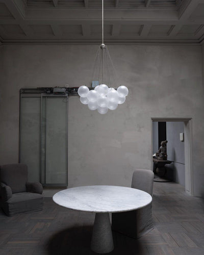 Eiririra Chandelier Bubble Frosted Glass
