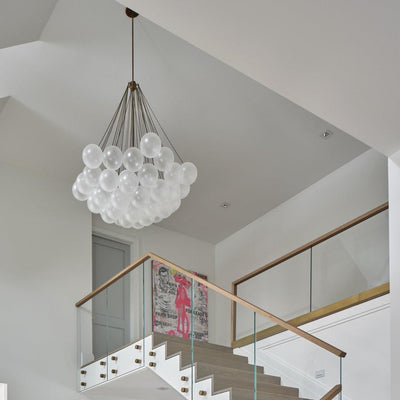 Eiririra Chandelier Bubble Frosted Glass