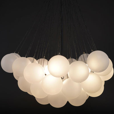 Eiririra Chandelier Bubble Frosted Glass
