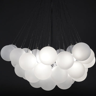 Eiririra Chandelier Bubble Frosted Glass