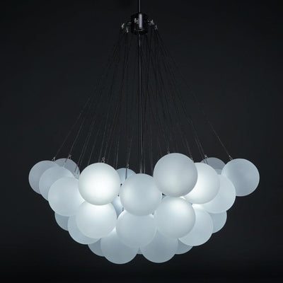 Eiririra Chandelier Bubble Frosted Glass