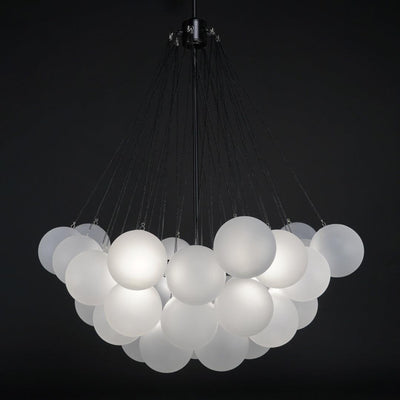 Eiririra Chandelier Bubble Frosted Glass