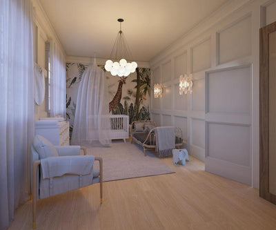 Eiririra Chandelier Bubble Frosted Glass