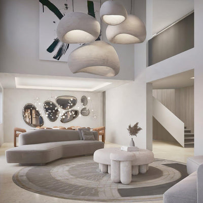 Lustra Pendant Light Cloud Swag Wabi-Sabi - Neutral Decor