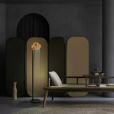 Orinyra Cloud-shaped Bronze Floor Lamp