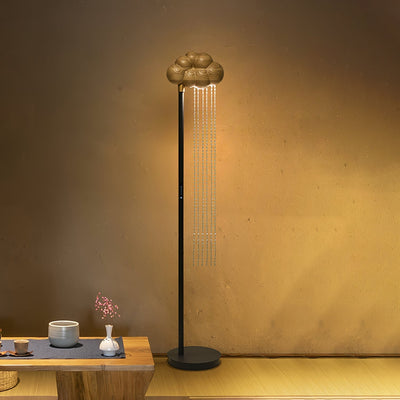 Orinyra Cloud-shaped Bronze Floor Lamp