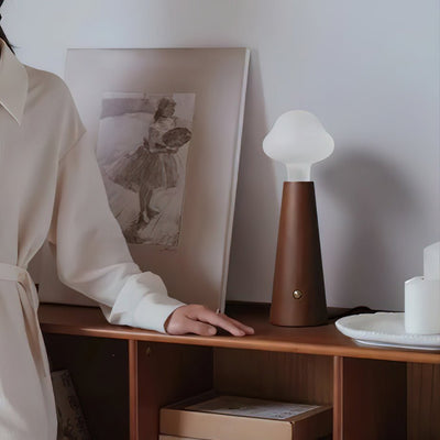 Mushio Wood Cloud Table Lamp