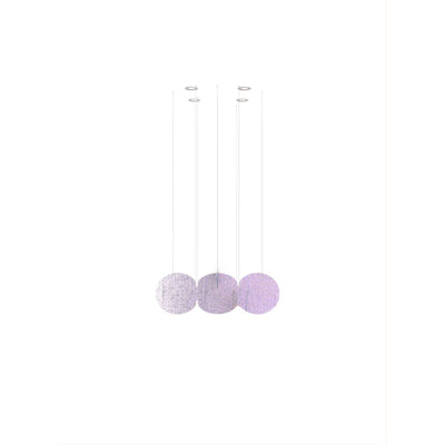 Nimbus Clouds Iridescent Disc Chandelier