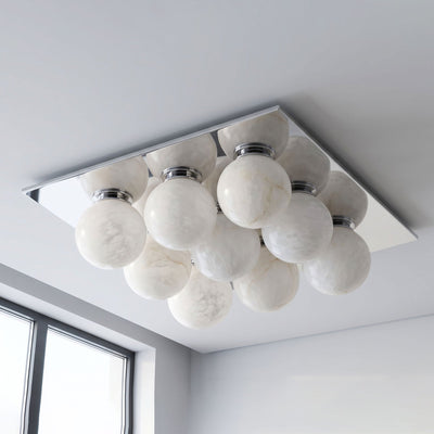 Trenwick Alabaster Flush Mount