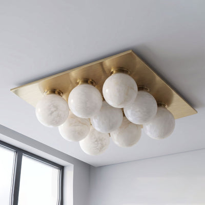 Trenwick Alabaster Flush Mount